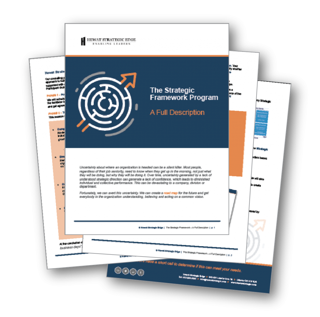 The Strategic Framework Program Description Hewat Strategic Edge The Strategic Framework Program Description Hewat Strategic Edge