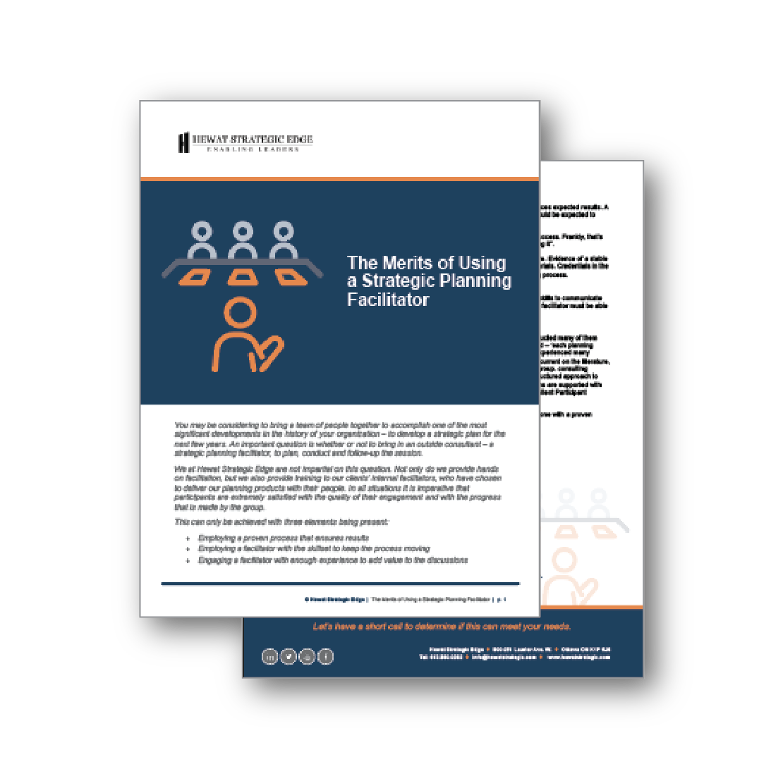 The Merits Of Using A Strategic Planning Facilitator Hewat Strategic Edge The Merits Of Using A Strategic Planning Facilitator Hewat Strategic Edge